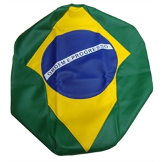 Capa Banco Compatível Intruder-125 Bandeira Brasil Proter Capas